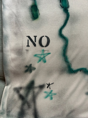 “No I’m listening to my music. Don’t talk ” Tee