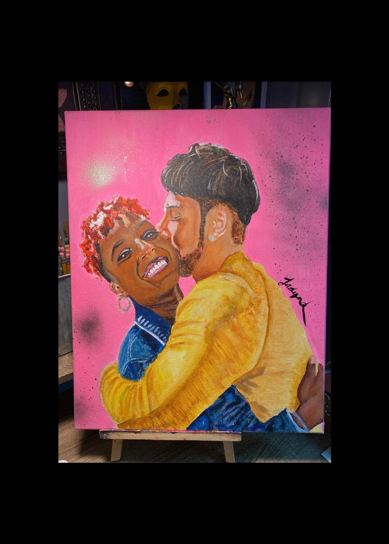 Couple Portrait Painting