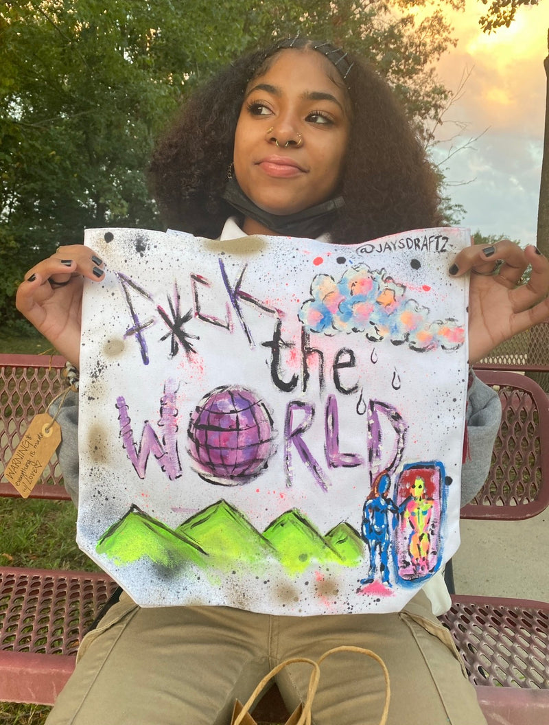 "F*ck The World" Bag
