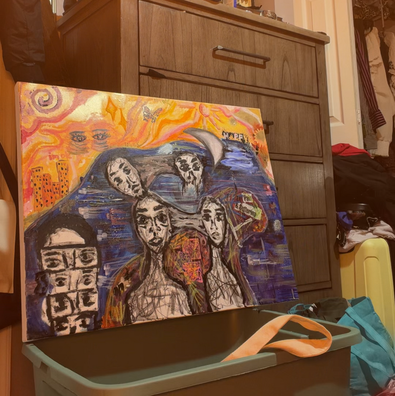 Mental Health Awareness Painting